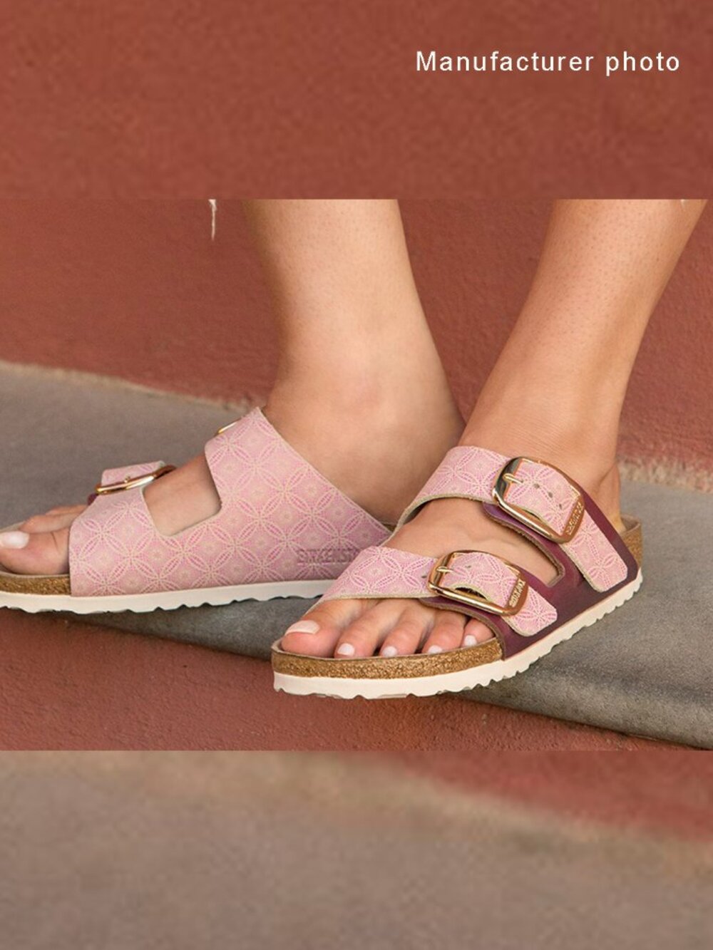 Birkenstock Arizona Big Buckle Sandals in Ceramic Rose 41 - Picture 13 of 13